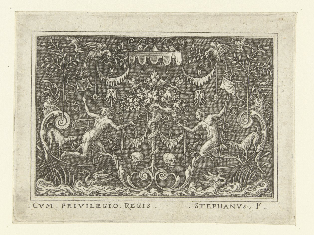 La caduta (Decorazioni con scene dell