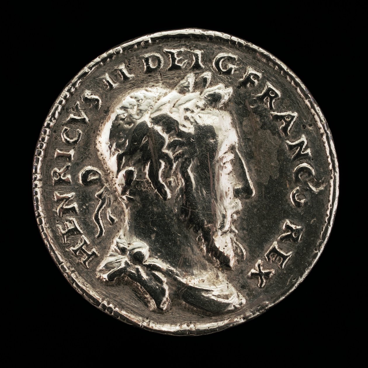 Enrico II, 1519-1559, re di Francia 1547 [dritto] da Etienne Delaune