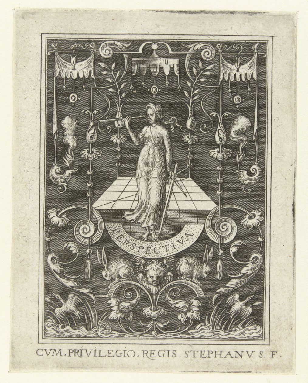 Prospettiva (serie PERSPECTIVA, Vier Vrije Kunsten, het Perspectief en de Architectuur, voorgesteld door vrouwen) da Etienne Delaune