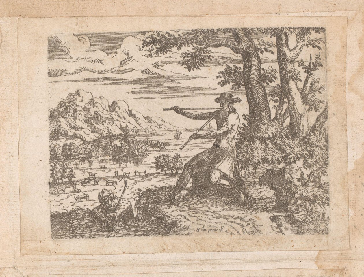 Paesaggio con Mercurio e Argo da Etienne Duperac