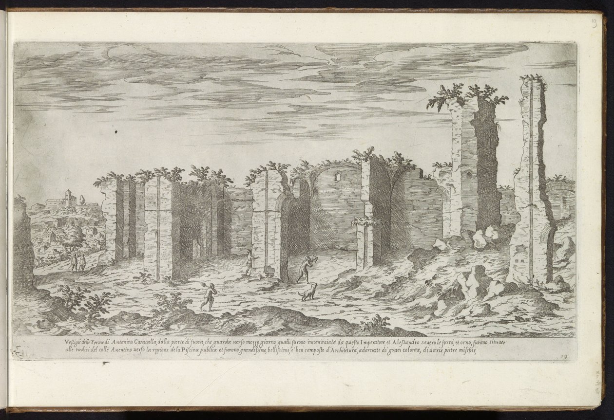 Rovine delle Terme di Caracalla a Roma (serie: I vestigi dell