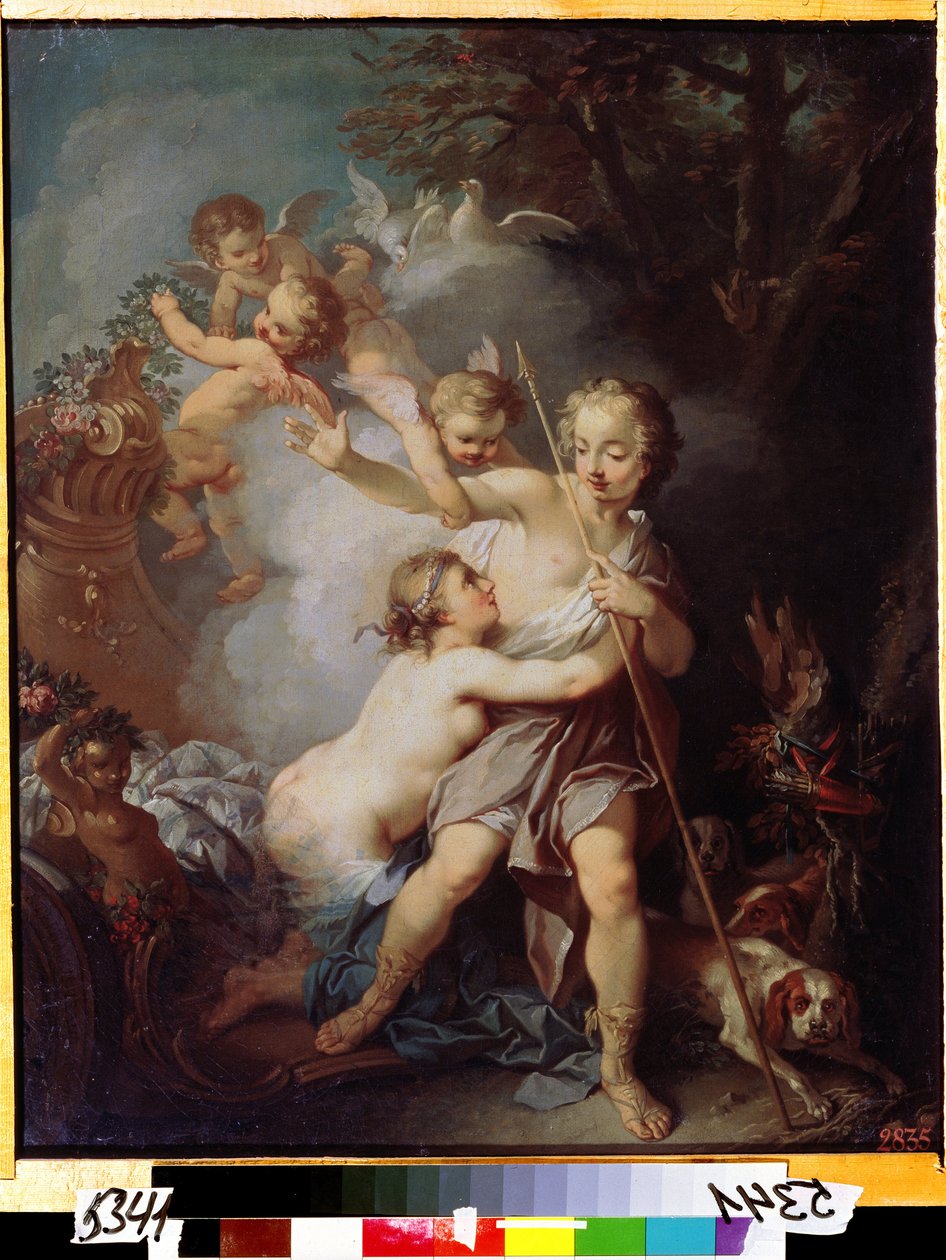Venere e Adone da Étienne Jeaurat