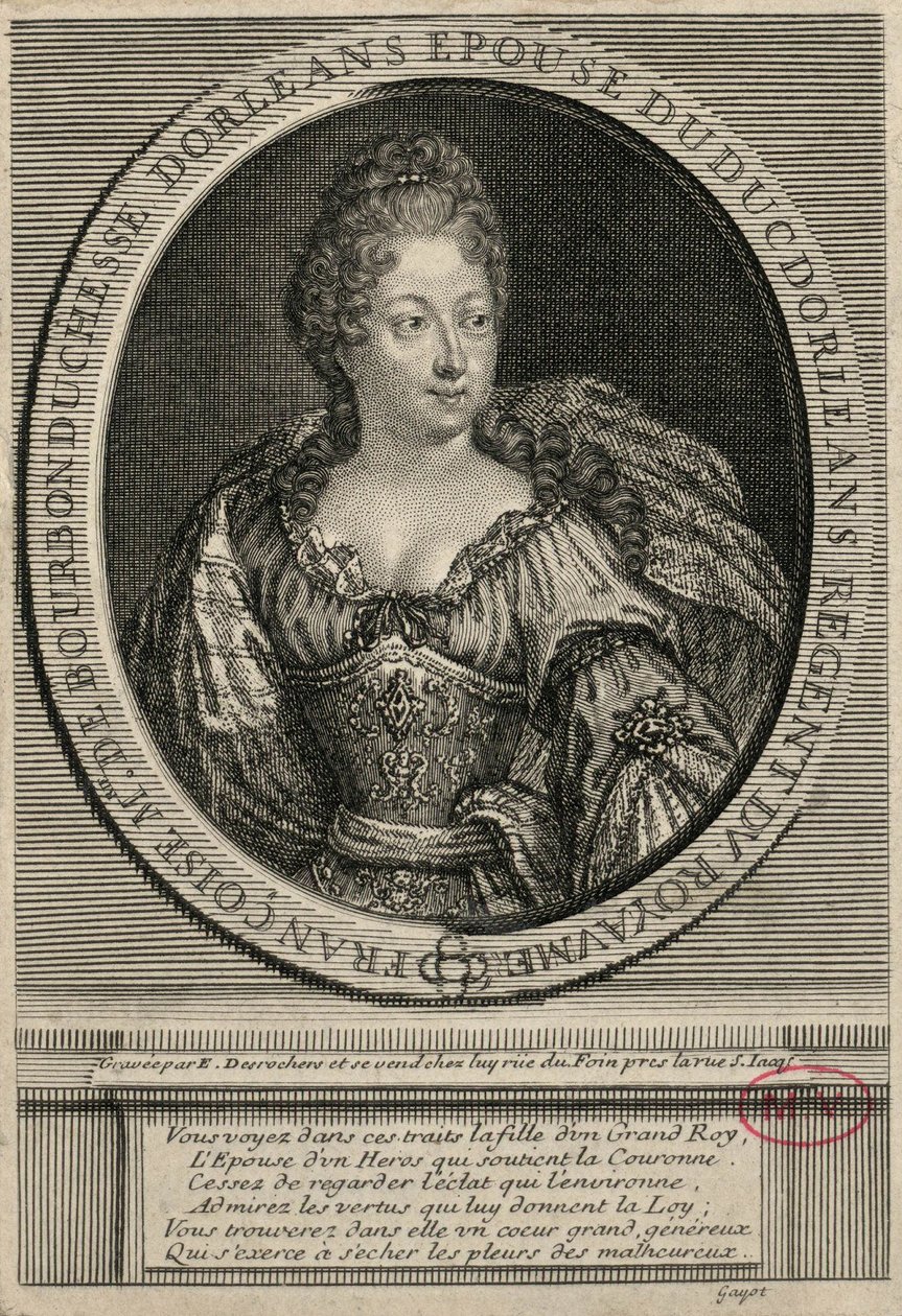 Françoise-Marie de Bourbon di Desrochers, Etienne Jahandier, da Etienne Jehandier Desrochers