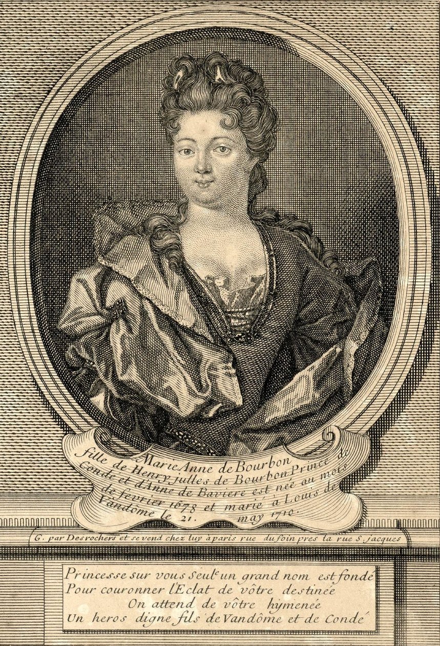 Maria Anna di Borbone, Duchessa di Vendôme da Etienne Jehandier Desrochers