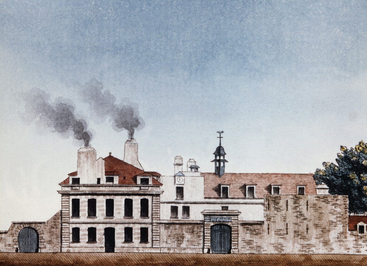 Ospedale Necker nel 1818 - vignetta incisa da J.E. Thierry, Archivi dell