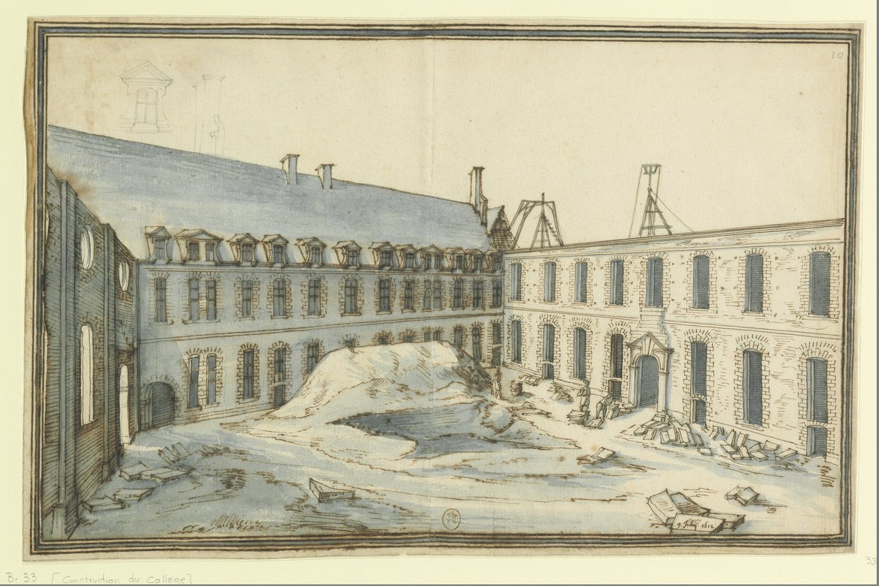 CostruzioneCollègeLaFlèche2 da Etienne Martellange