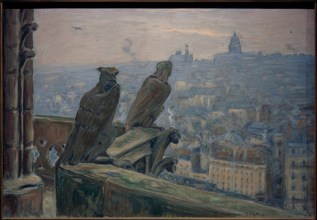 Parigi vista da Notre-Dame da Etienne Moreau Nelaton