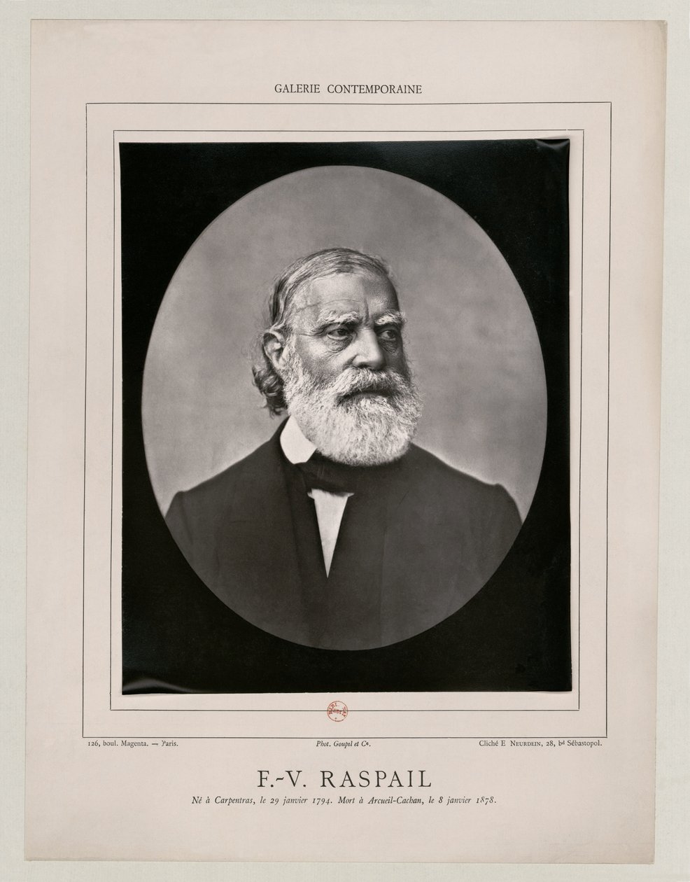 François Vincent Raspail Neurdein BNF Gallica da Etienne Neurdein