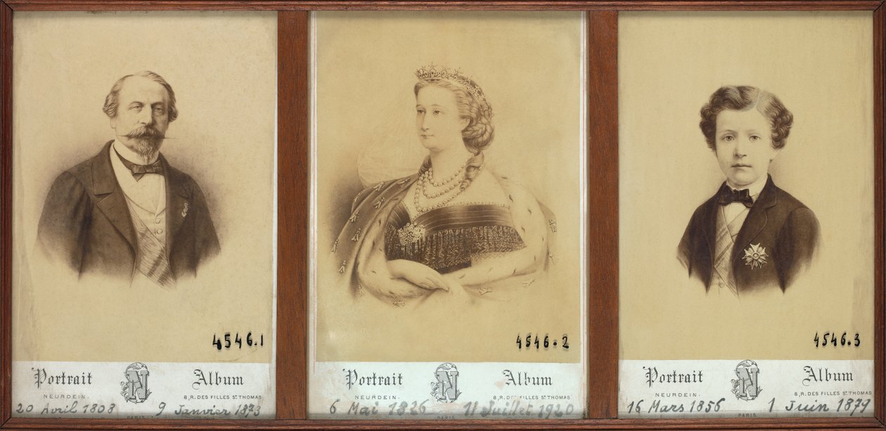 Ritratto della famiglia Imperiale da Etienne & Neurdein Louis Antonin (1846 p. 1915) Neurdein