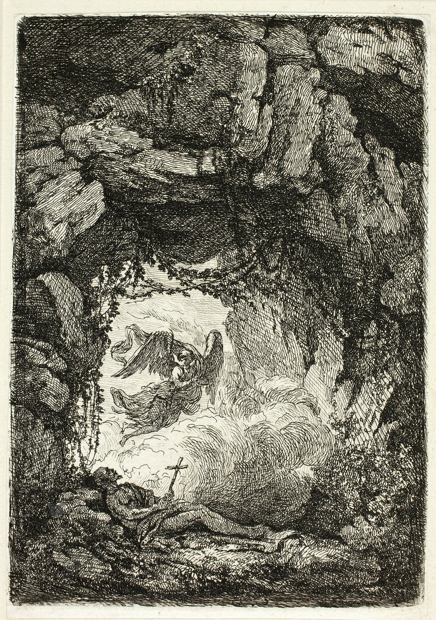 La morte di San Girolamo da Etienne de Lavallee Poussin