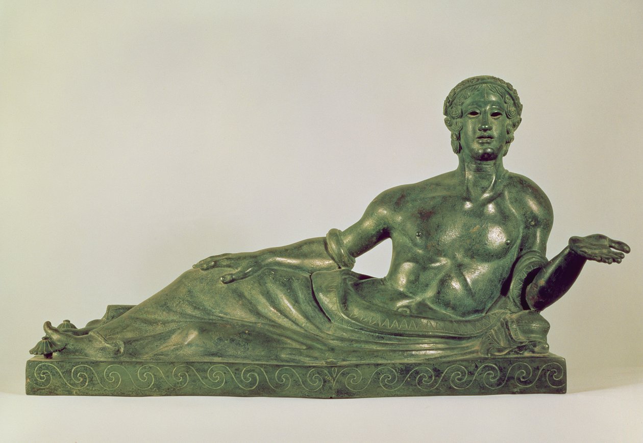 Urna cineraria, metà del IV secolo a.C. da Etruscan