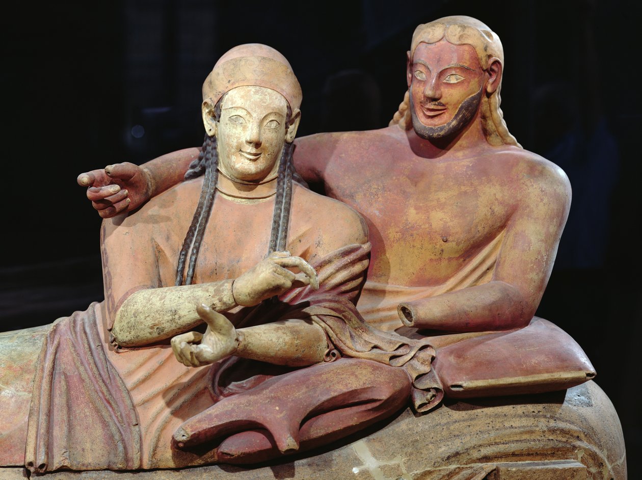 Sarcofago degli Sposi, da Cerveteri da Etruscan