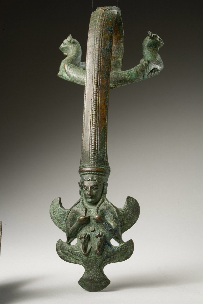 Maniglia, inizio V secolo a.C. (bronzo) da Etruscan