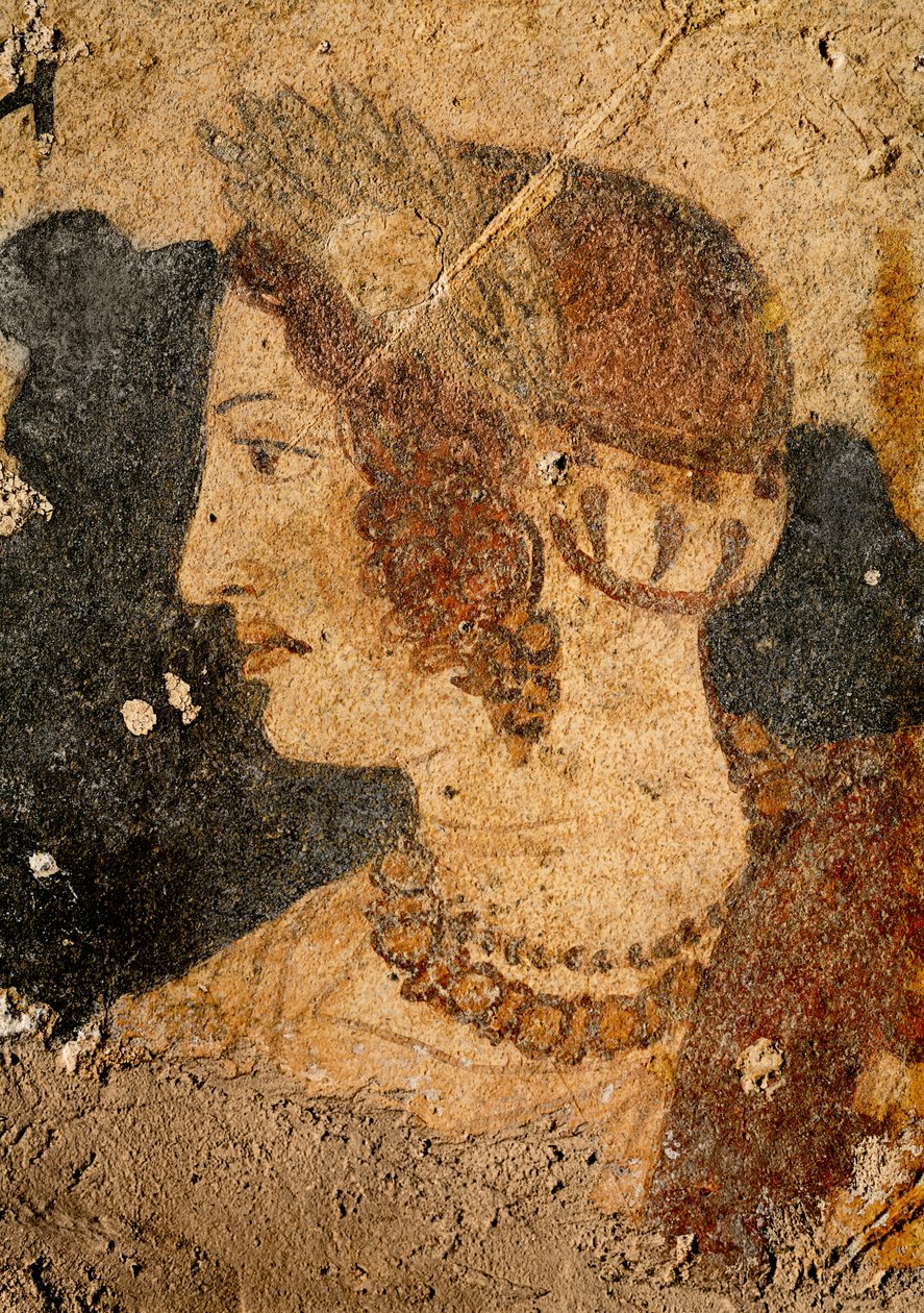 Testa di una giovane donna, Velia, dalla Tomba dell