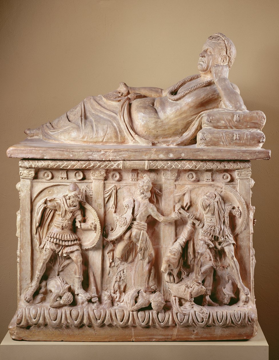 Urna cineraria, 2° secolo a.C. da Etruscan Etruscan
