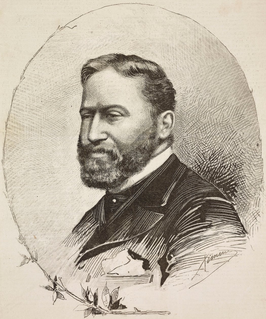 Ritratto di Giuseppe De Nittis (1846-1884) da Ettore Ximenes