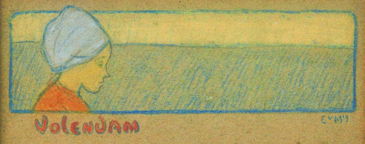 Volendam Postkarte da Eugeen van Mieghem