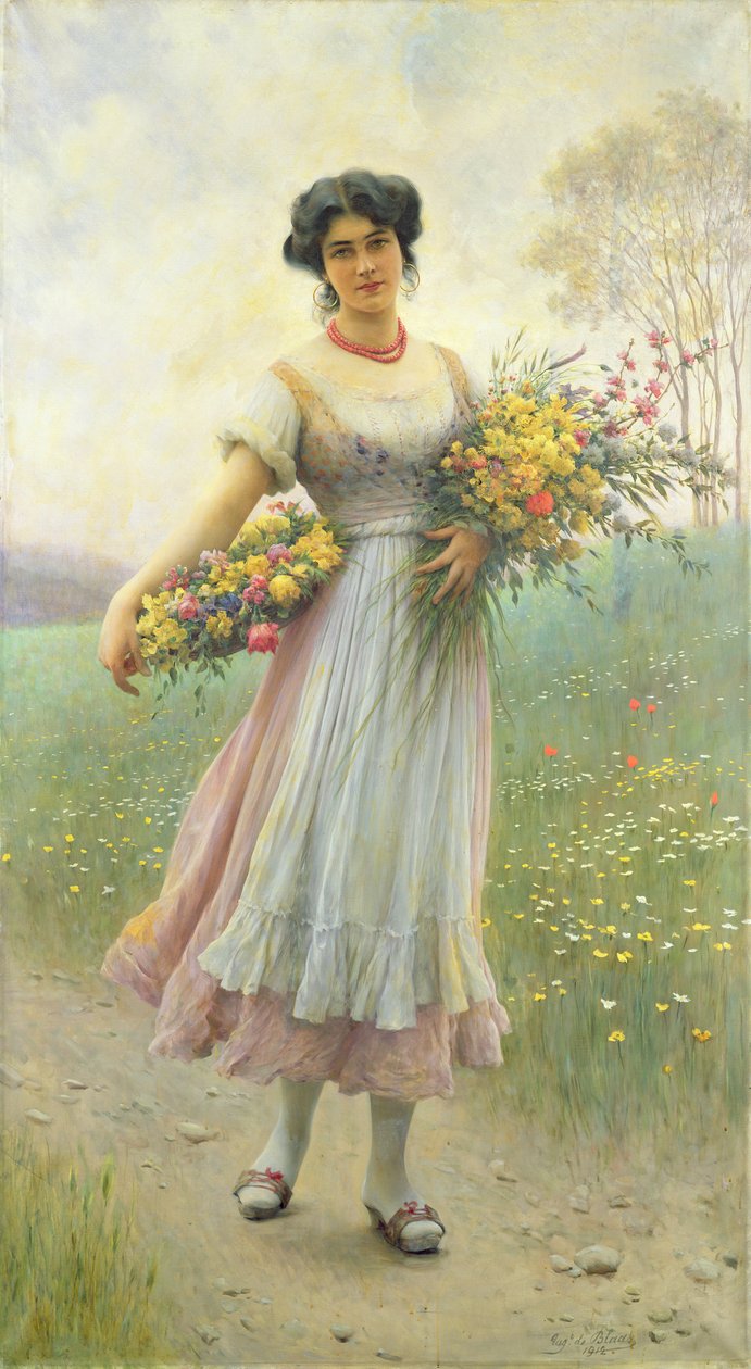 Fiori di primavera da Eugen von Blaas