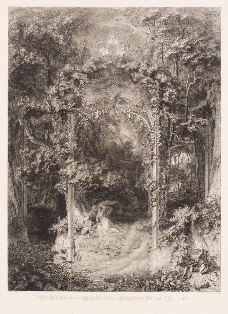La signora della foresta da Eugen Napoleon Neureuther