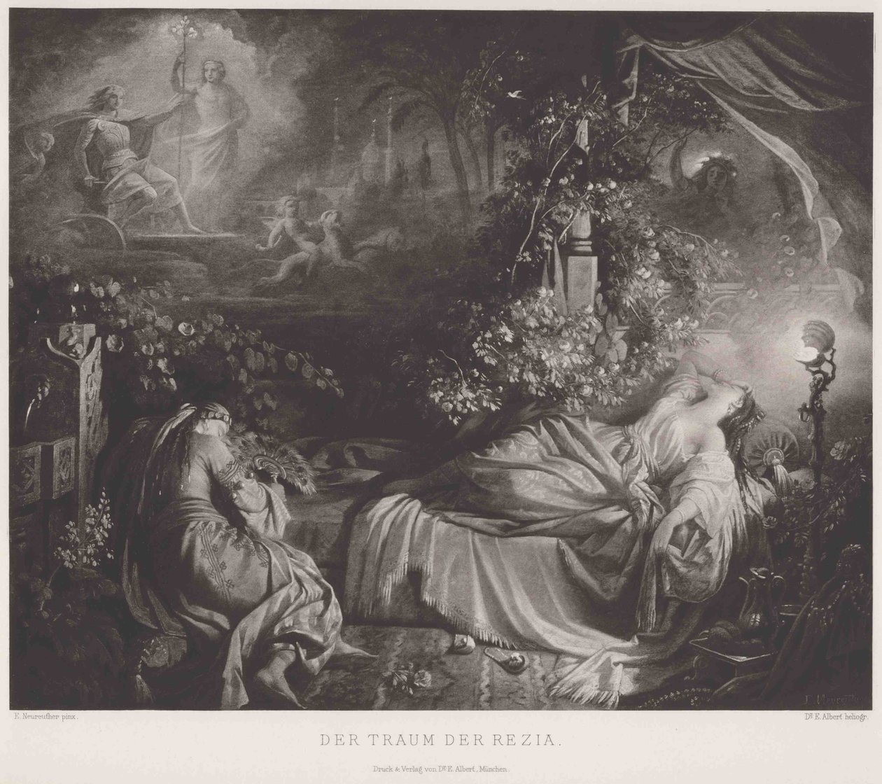 Il sogno di Rezia da Eugen Napoleon Neureuther
