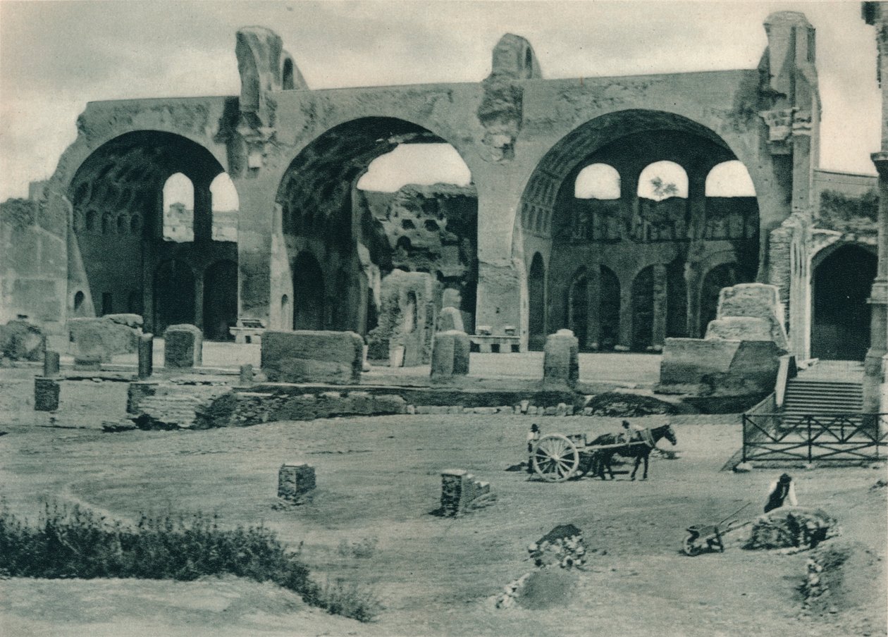 Basilica di Massenzio e Costantino nel Foro Romano, Roma, Italia, 1927 da Eugen Poppel