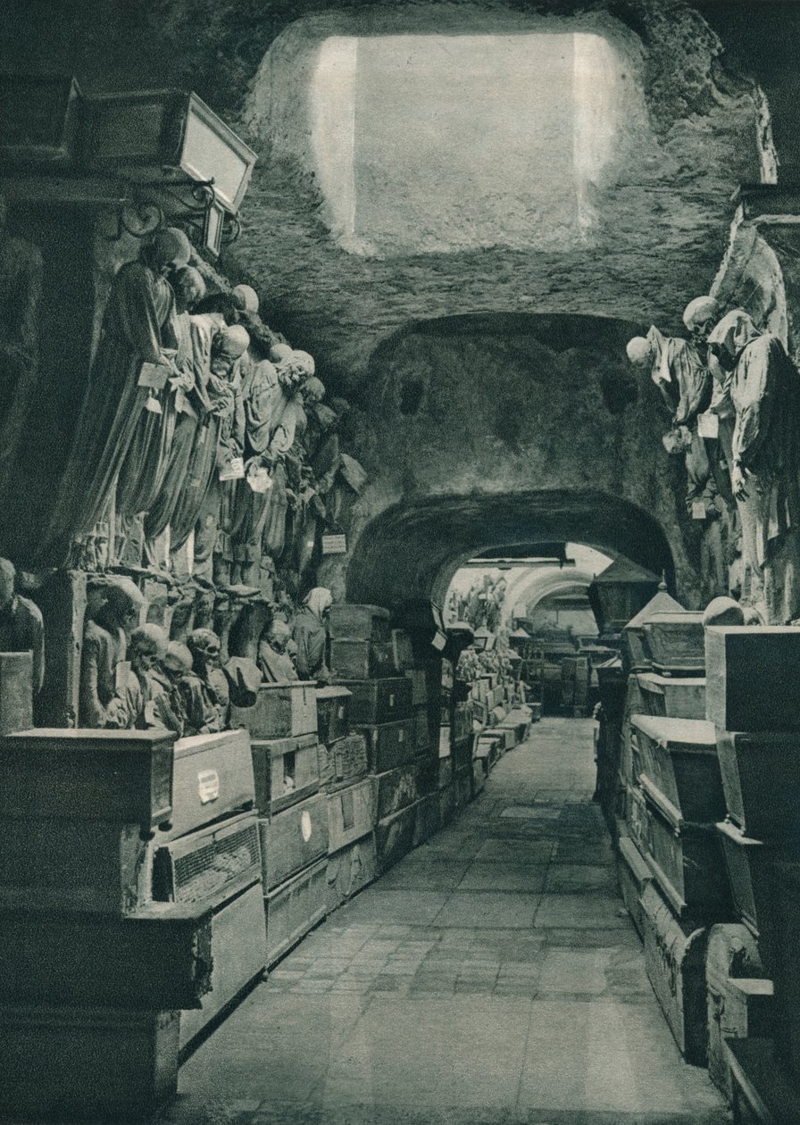 Catacombe dei Cappuccini, Palermo, Sicilia, Italia, 1927 da Eugen Poppel