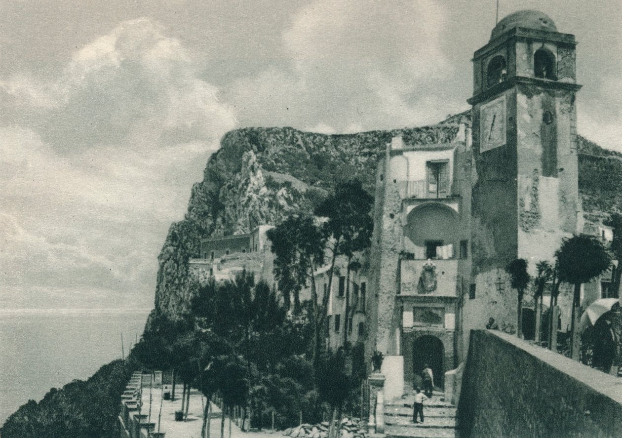 Chiesa sulla riva, Capri, Italia da Eugen Poppel