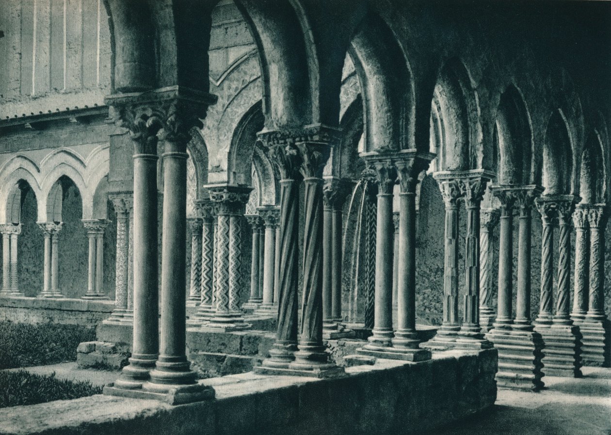 Chiostri del Monastero Benedettino, Monreale, Sicilia, Italia da Eugen Poppel
