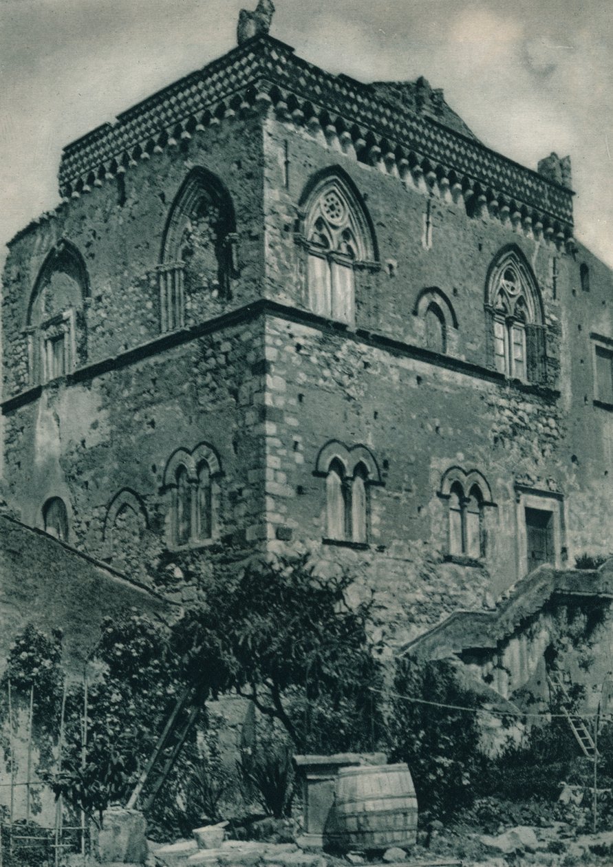 Casa del periodo di dominazione islamica, Taormina, Sicilia, Italia, 1927 da Eugen Poppel