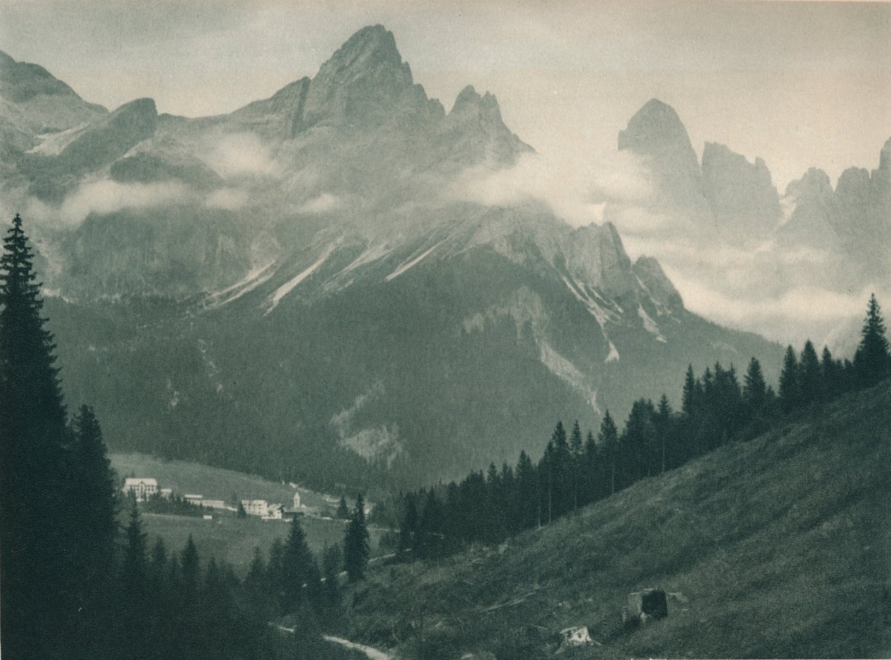 Gruppo Pala, San Martino di Castrozza, Dolomiti, Italia, 1927 da Eugen Poppel