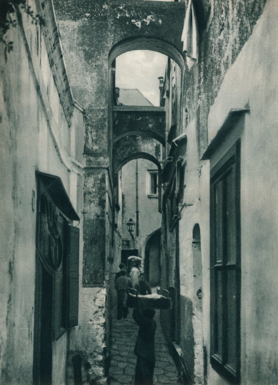 Strada di Capri, Italia, 1927 da Eugen Poppel