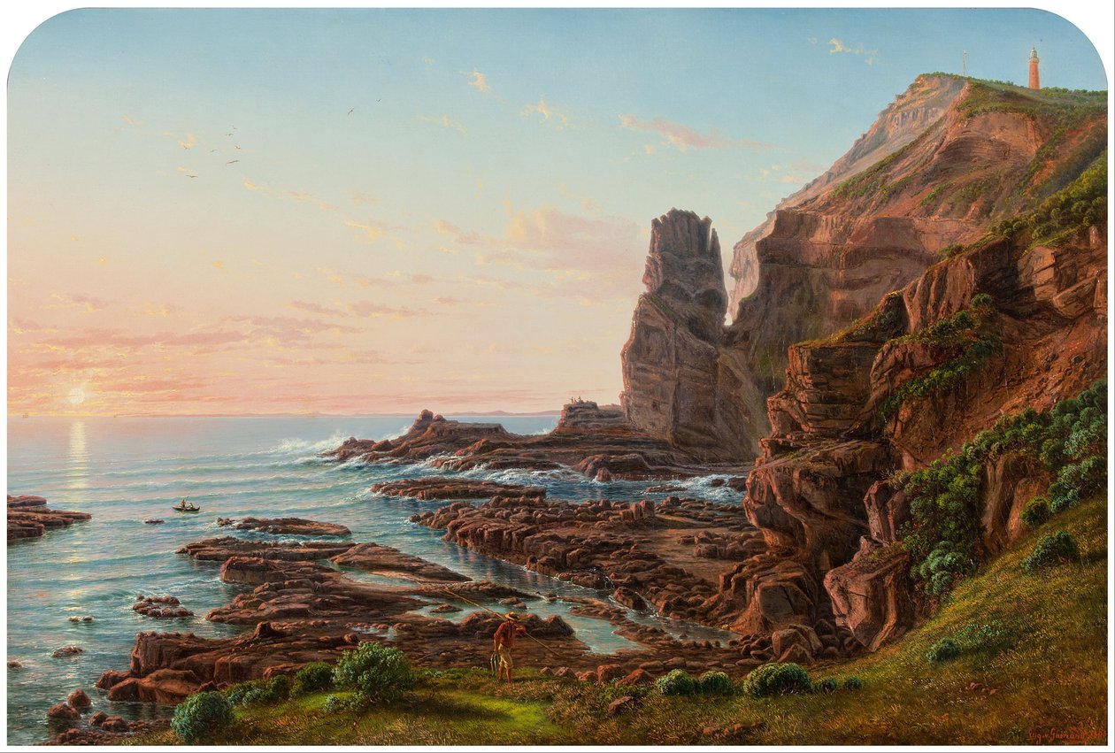 Castle Rock, Cape Schanck da Eugene von Guérard