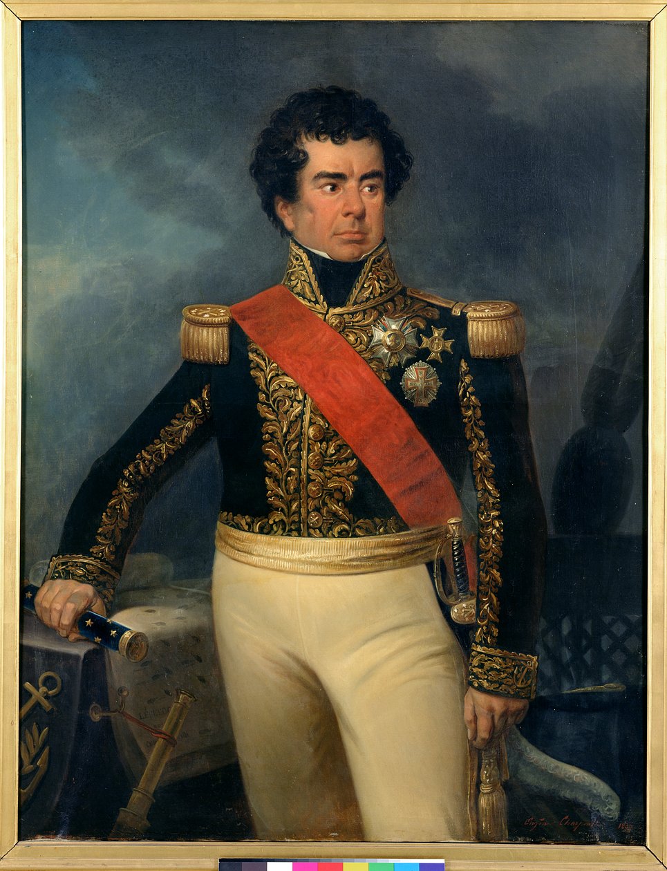 Ritratto di Victor-Guy (1775-1846) Barone Duperre, 1839 da Eugene Charpentier