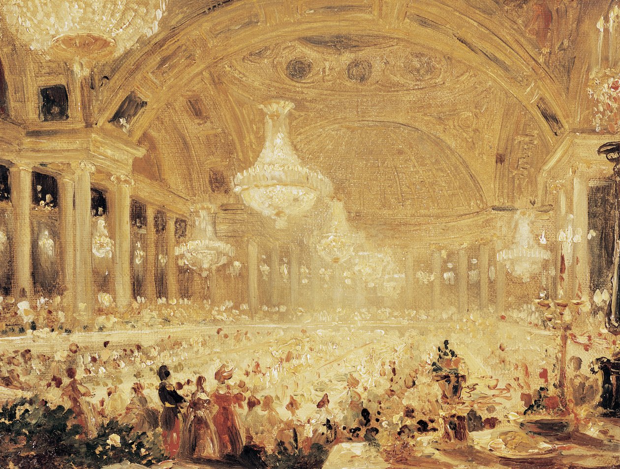 Cena alle Tuileries da Eugene Emmanuel Viollet le Duc