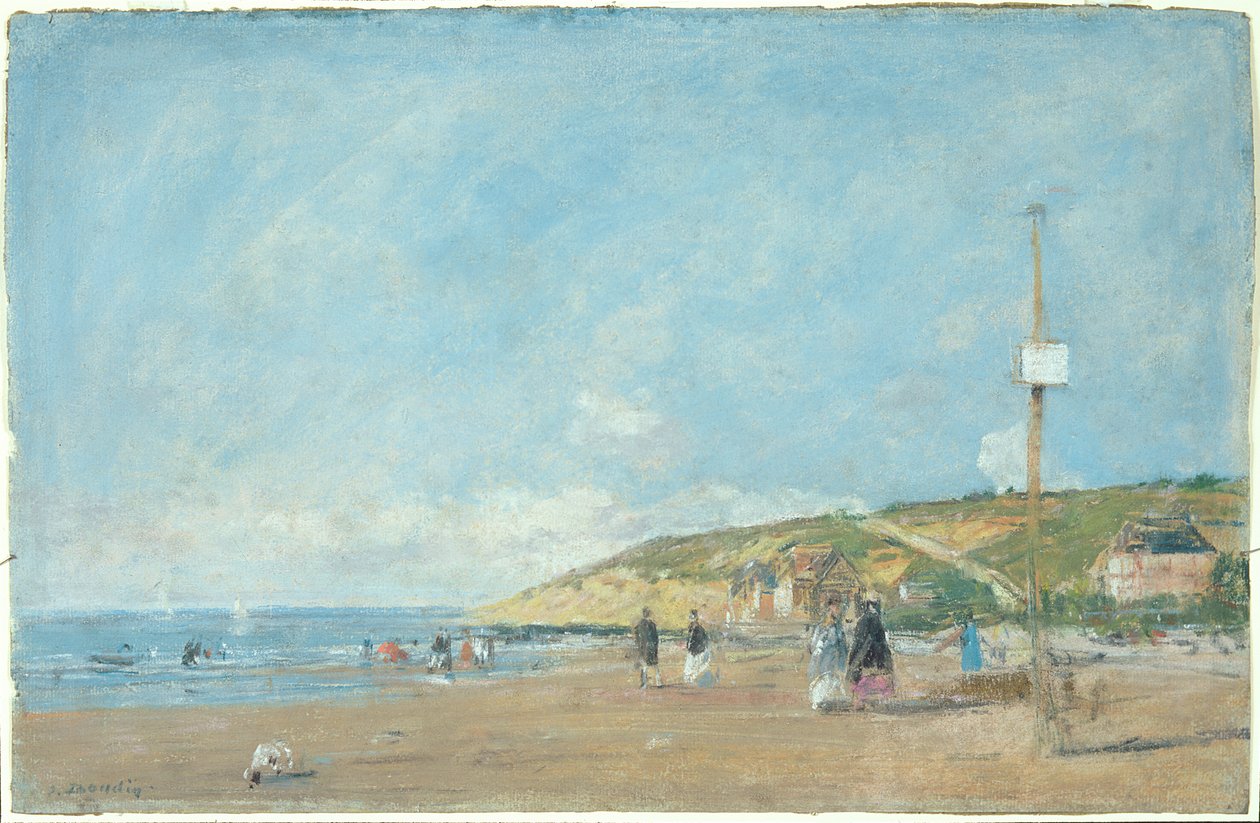 Una Spiaggia da Eugene Louis Boudin
