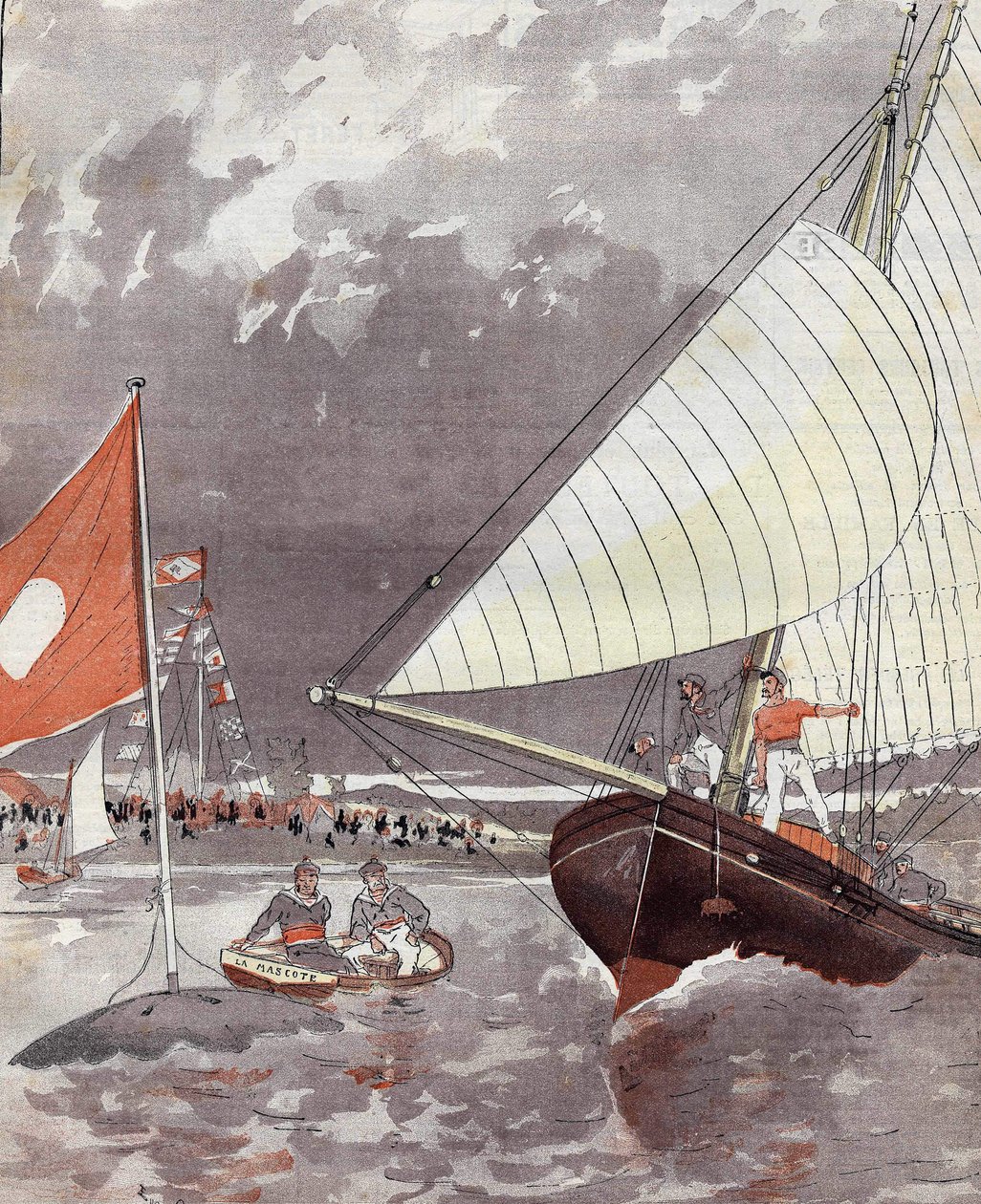 Regate a Le Havre nel 1892, basato sull