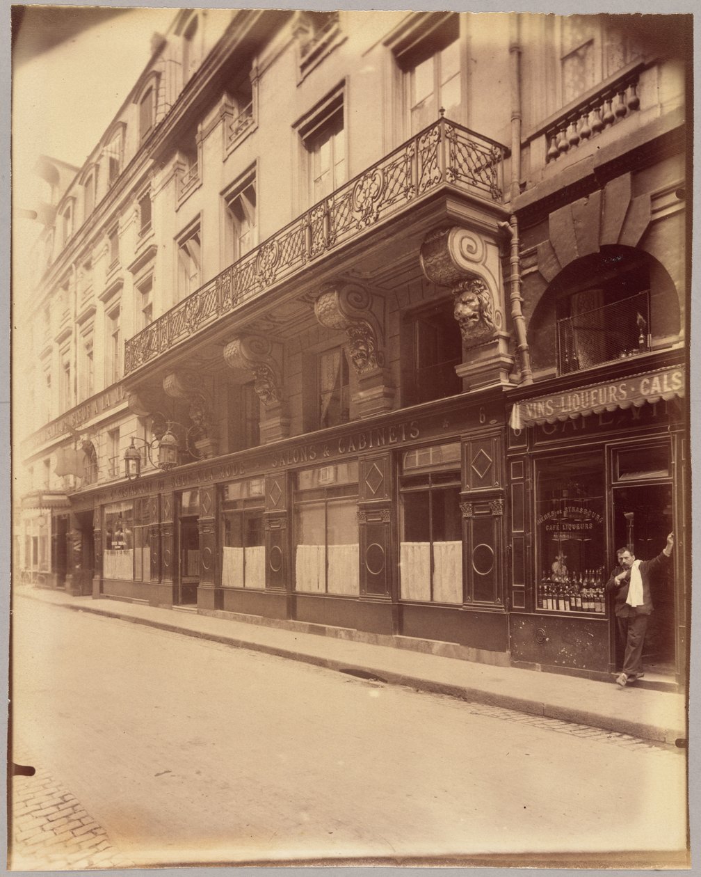 6-8 rue de Valois da Eugène Atget