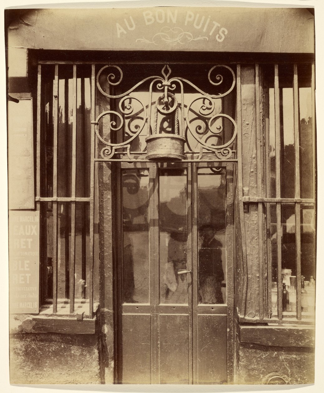 Al buon pozzo, rue Michel Le Conte 36 (III arrondissement) da Eugène Atget