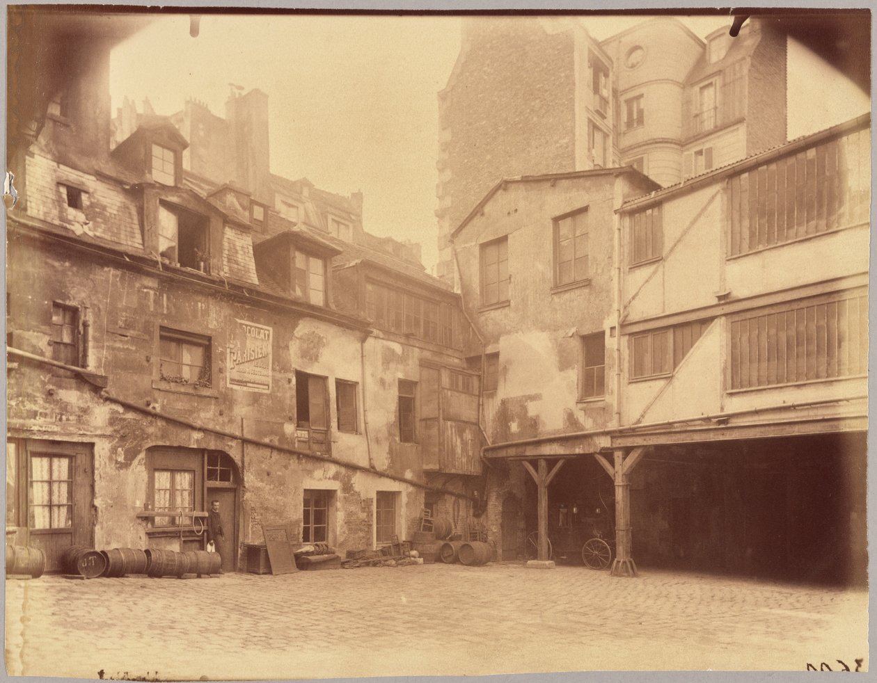 Locanda del Cavallo Bianco, rue Mazet 5 da Eugène Atget