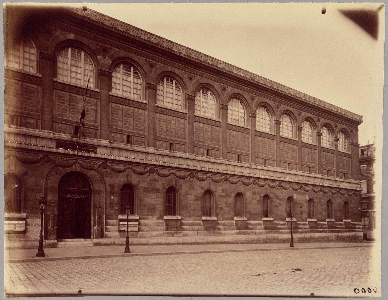 [Bibliothèque Sainte-Geneviève, Place du Panthéon] da Eugène Atget