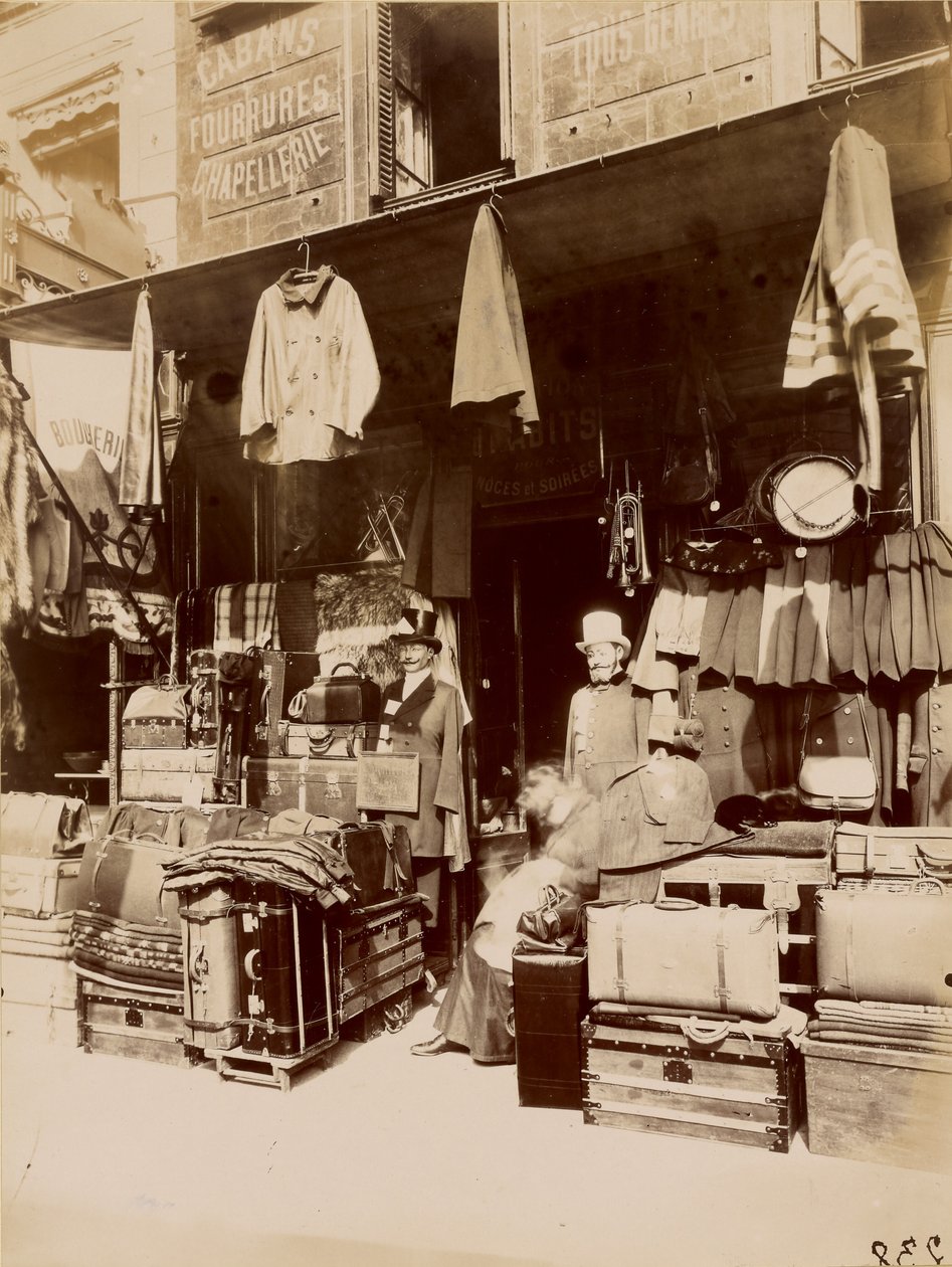 Negozio - Rue du Petit Thomas da Eugène Atget