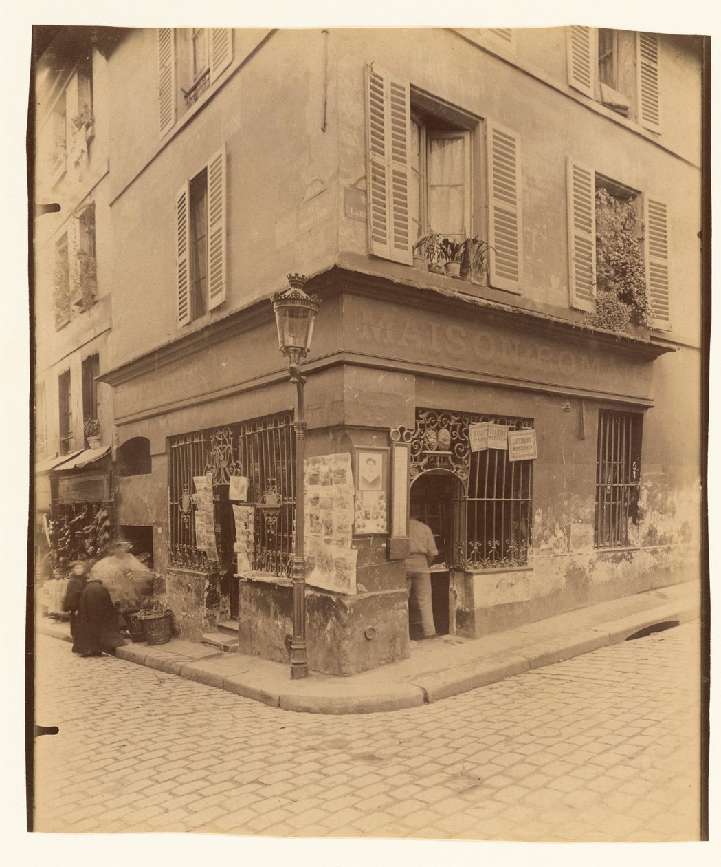 Cabaret, Rue Mouffetard da Eugène Atget