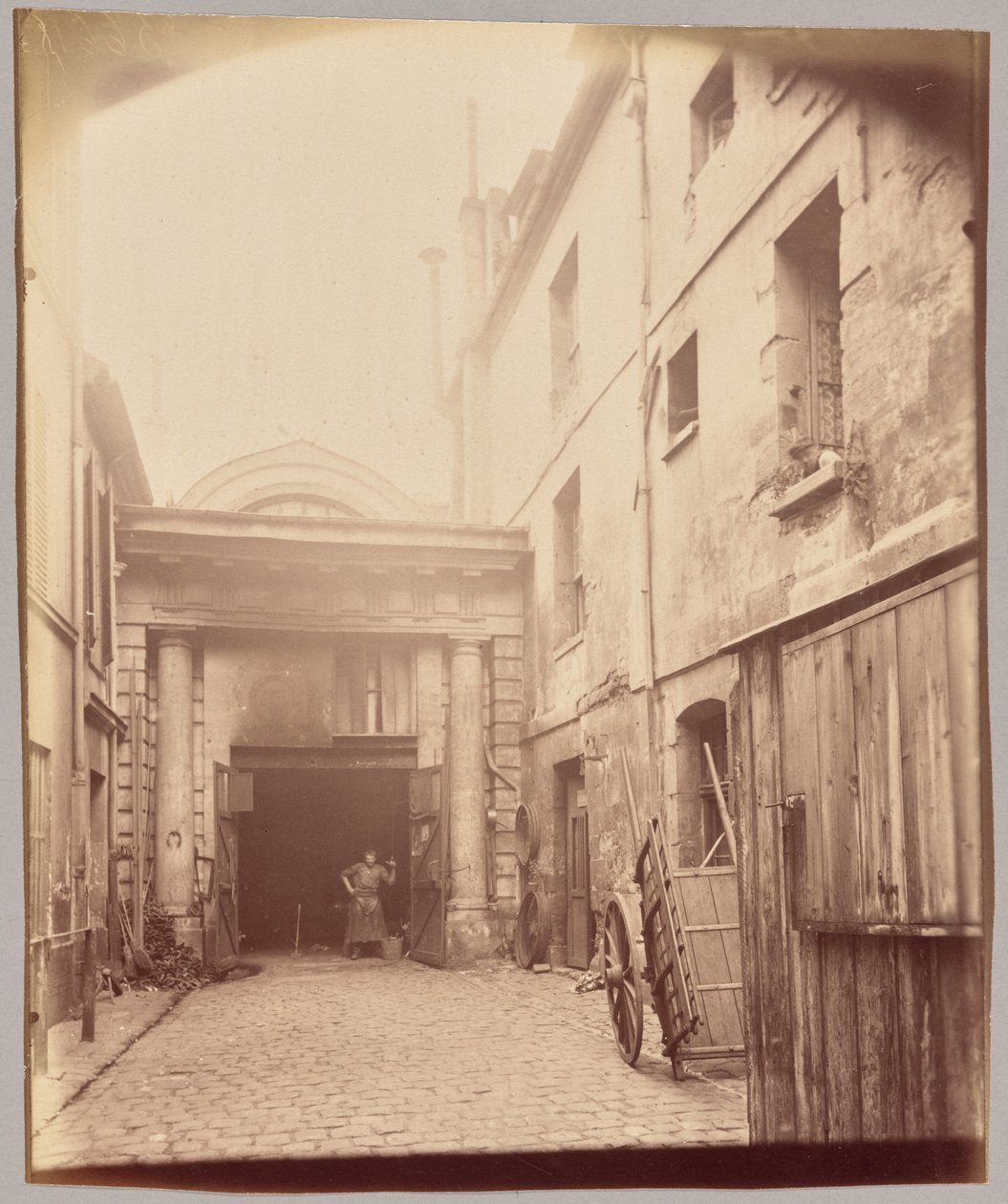 Cappella, rue Saint-Jacques da Eugène Atget