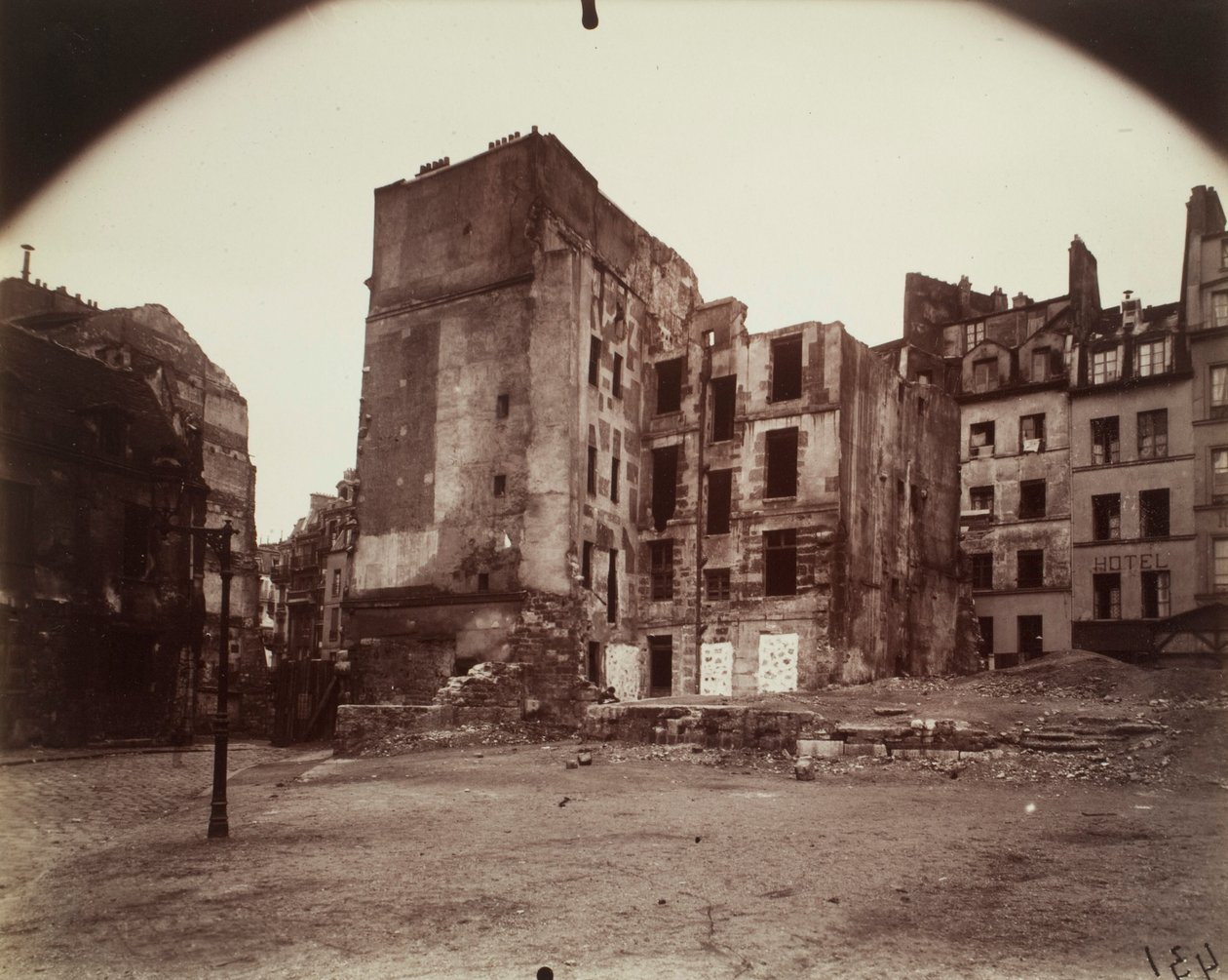 Angolo, rue du Cimetière Saint-Benoît da Eugène Atget