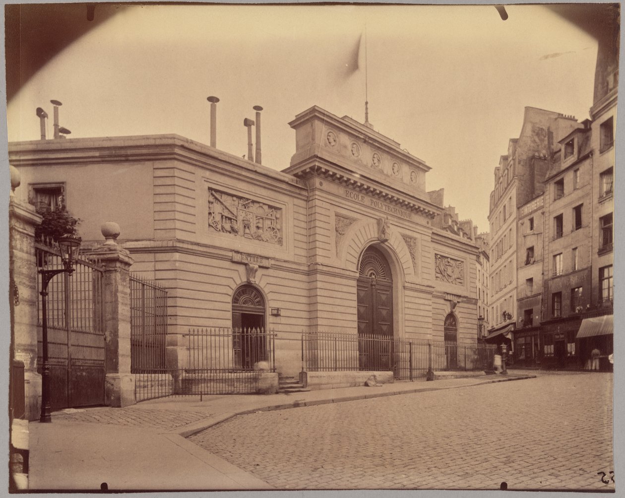 École polytechnique, rue Descartes da Eugène Atget
