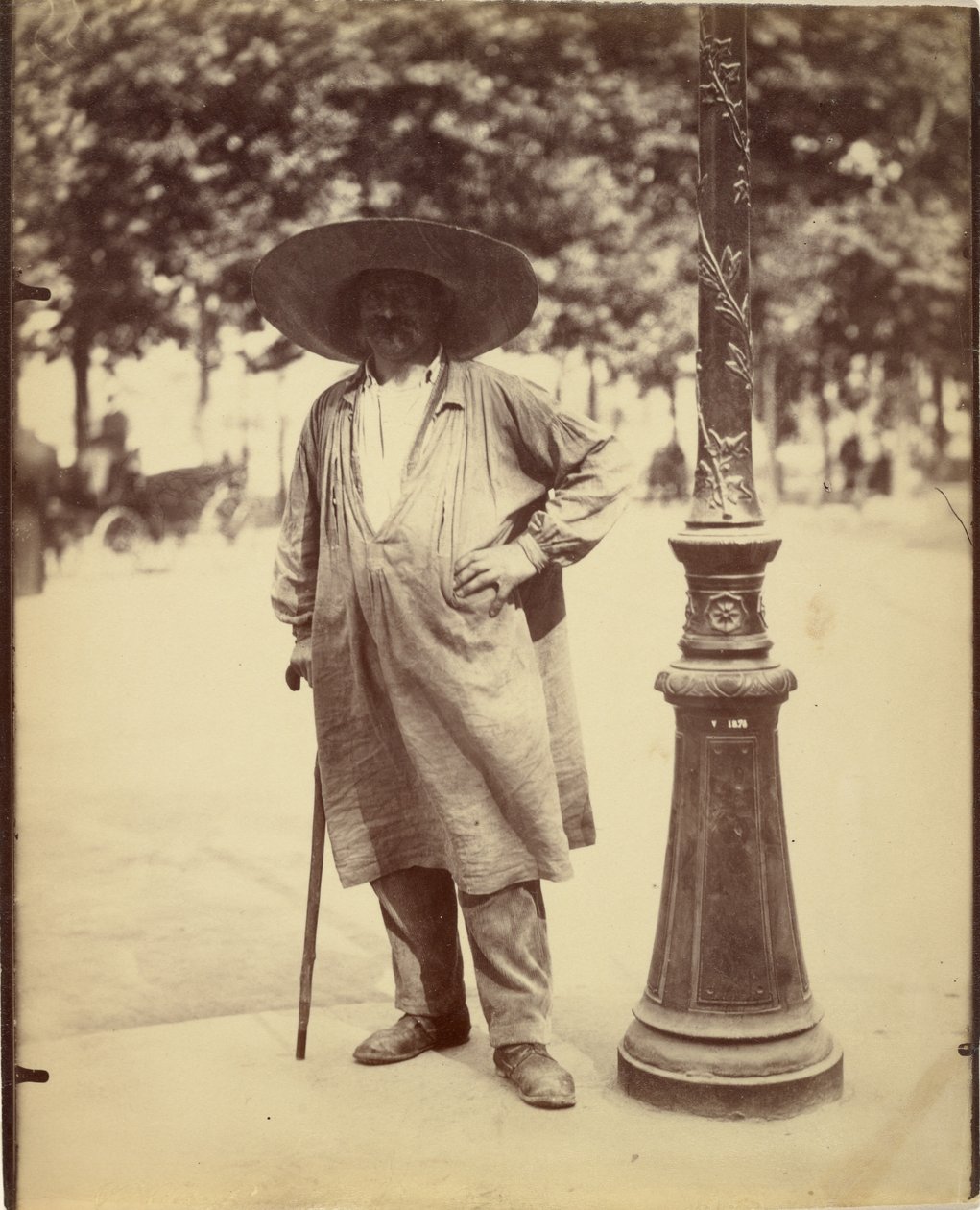 Fort de la Halle (facchino del mercato) da Eugène Atget