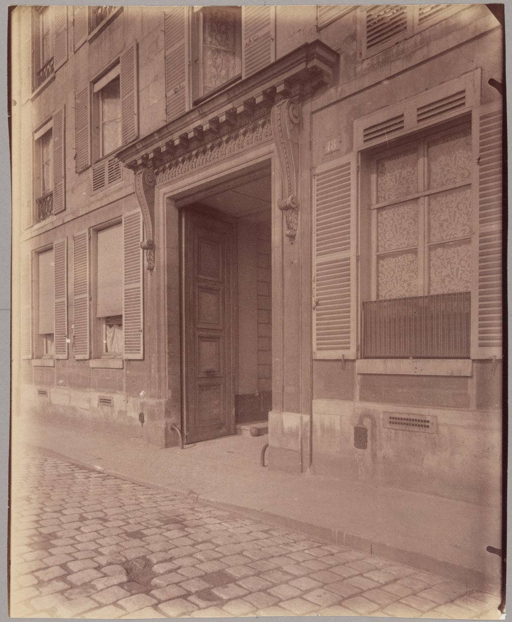 Hôtel Richelieu, quai de Béthune 18 da Eugène Atget