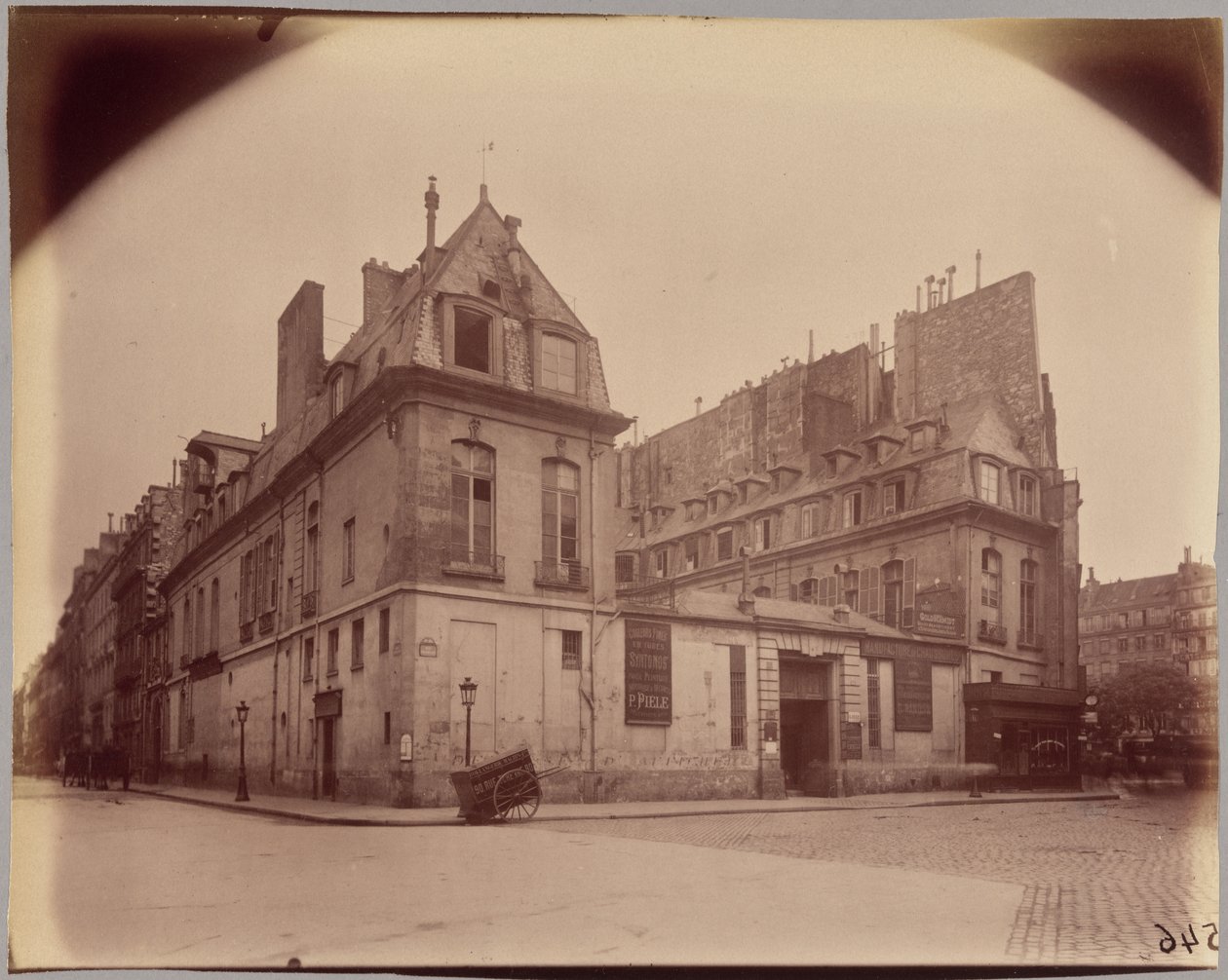 Hôtel du Marquis de Paroy, 83 rue Charlot da Eugène Atget