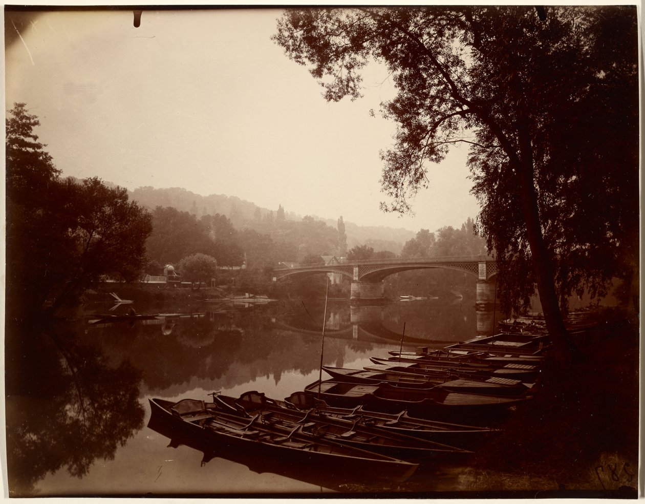 La Marna a La Varenne da Eugène Atget