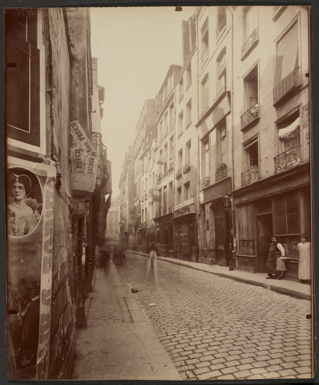 Le case in rue Grenier Saint-Lazare 4, 6, 8 da Eugène Atget